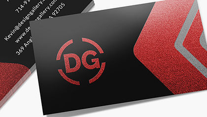 Metallic Business Cards